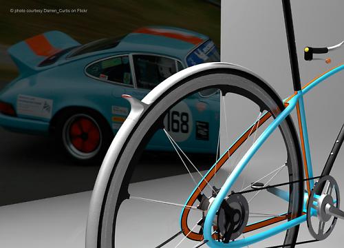 The bike inspired by a Porsche 911 road.cc